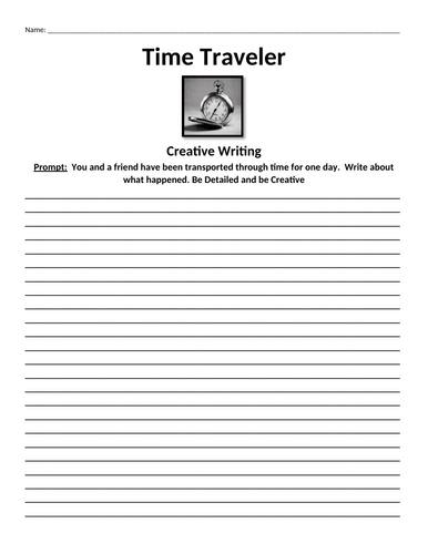 Time Traveler Creative Writing Assigment