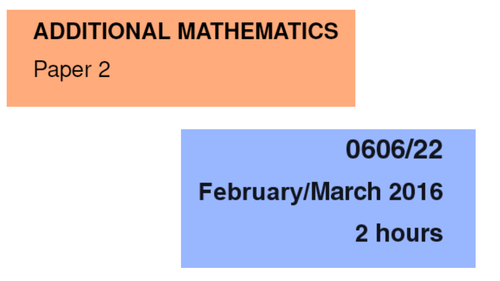 IGCSE-0606_March 2016_Paper 2 Version 2_Solutions