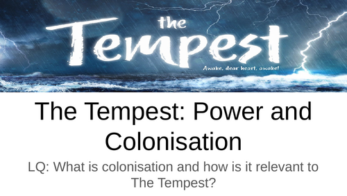 The Tempest Full SOW KS3 + More plays