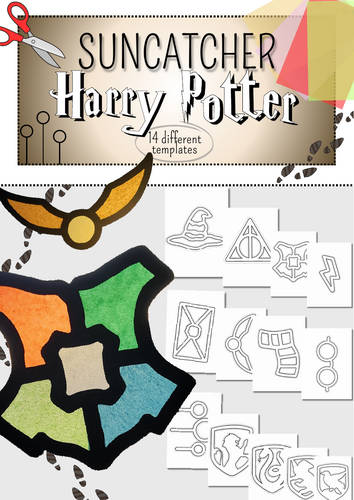 Art : Window Decor: Suncatcher - Harry Potter