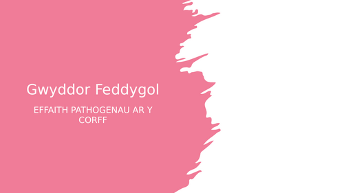 Gwyddor Feddygol - Effaith Pathogenau ar y Corff