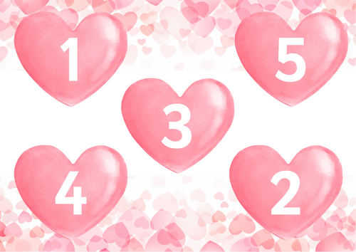 Valentine Heart Counting