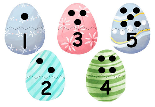 Easter Egg Number Matching