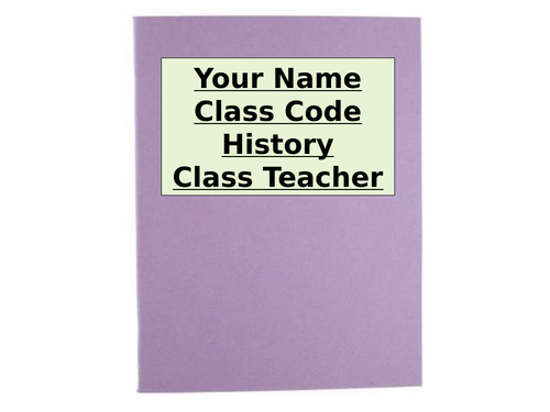 SOW: What is History? historical skills and concepts