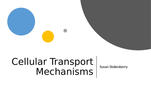 Mechanisms of Cell Transport