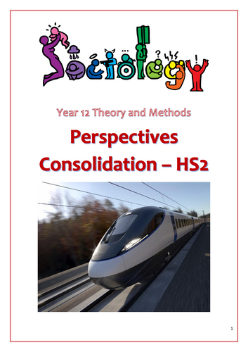 Introduction to Sociological Perspectives - Consolidation with HS2