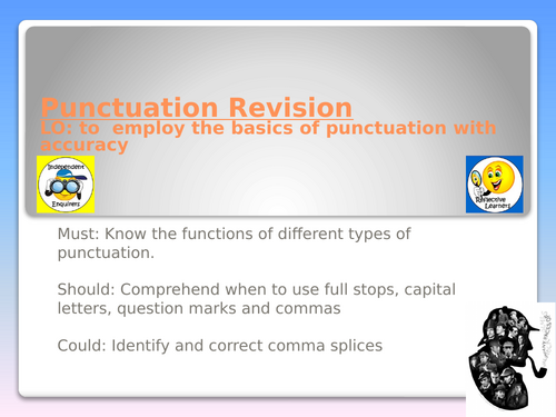 Punctuation Revision Grammar