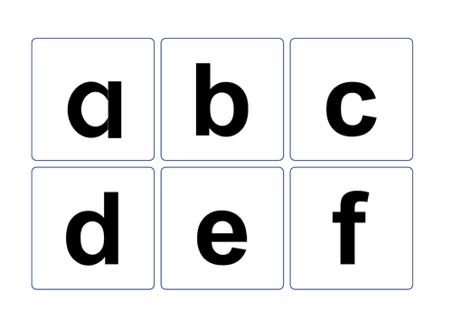 Alphabet resource