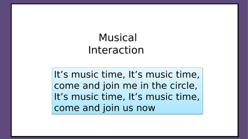 Music Intervention
