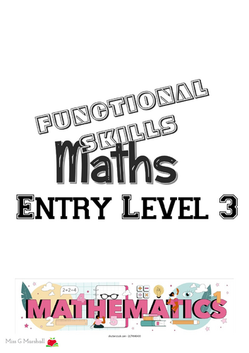 Functional Skills Entry Level 3 Measures