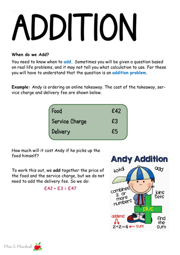 Functional Skills EL3.2 Addition