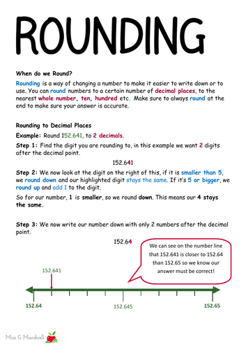 Functional Skills EL3.6 Rounding