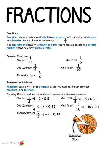 Functional Skills EL3.7 Fractions