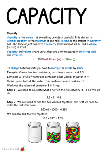 Functional Skills EL3.15 Capacity