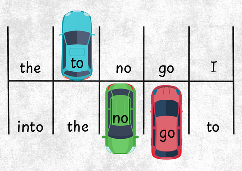 tricky word carpark phase 2 and 3