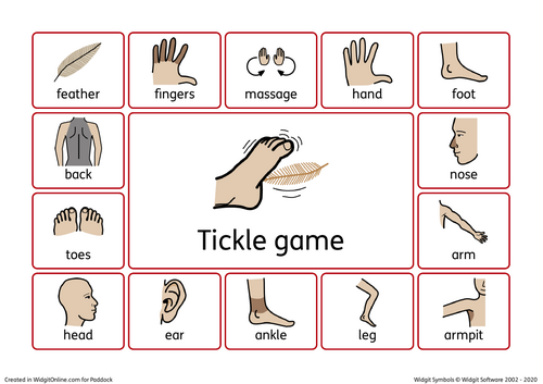 tickle game symbol