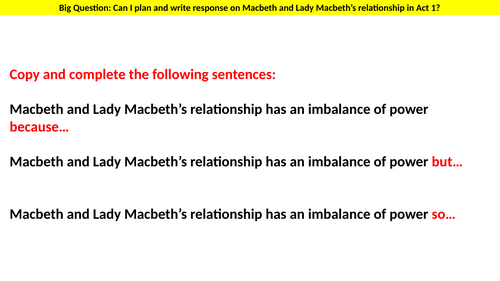 macbeth and lady macbeth relationship