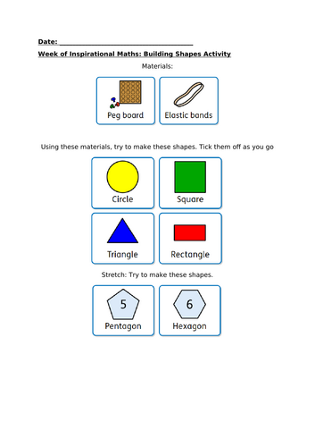 Week of inspirational maths