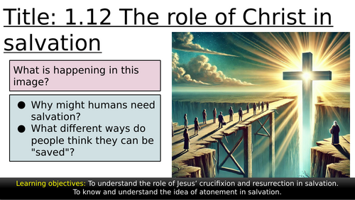 AQA GCSE Religious Studies A Christianity: 1.12 The Role of Christ in Salvation
