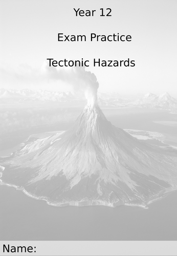 Edexcel A Level Weekly Exam Practice - Tectonics