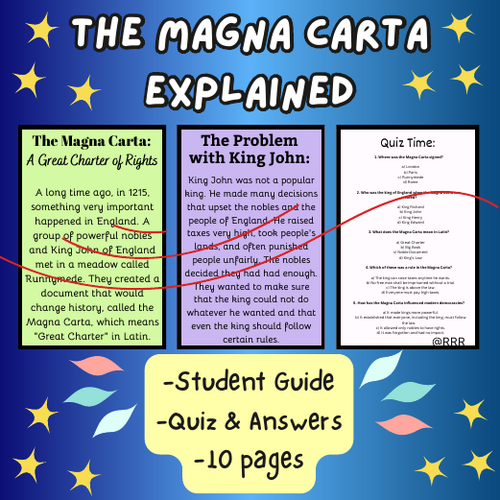 The Magna Carta: The Document That Changed the World - Lesson of Facts & Quiz (Mini Lesson Plan)