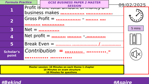 OCR GCSE Business Paper 2 Revision Lesson