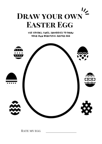 Draw your own Easter Egg