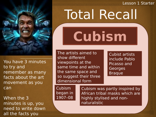 Cubism Scheme of Work/Unit Plan.