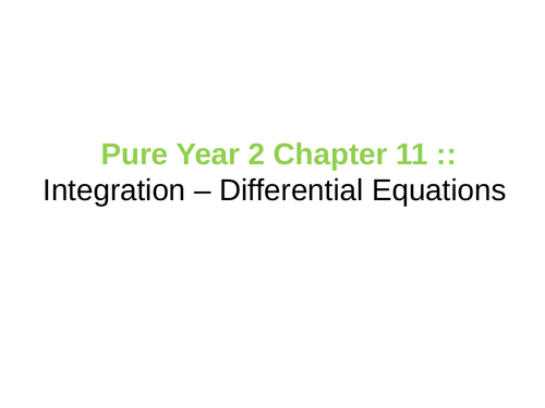 Essential A level Differential Equations Practice Questions