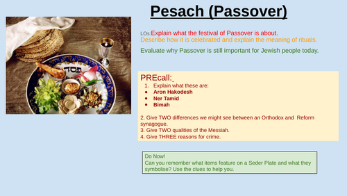 Festival of Pesach (Passover)