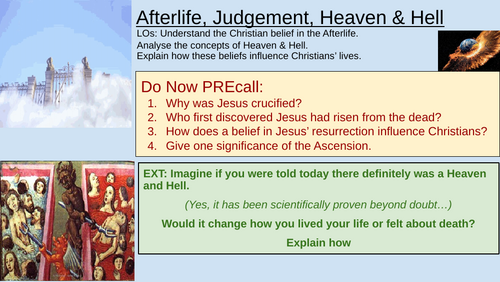 Afterlife, Judgement, Heaven & Hell