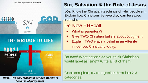 Sin, Salvation & the Role of Jesus