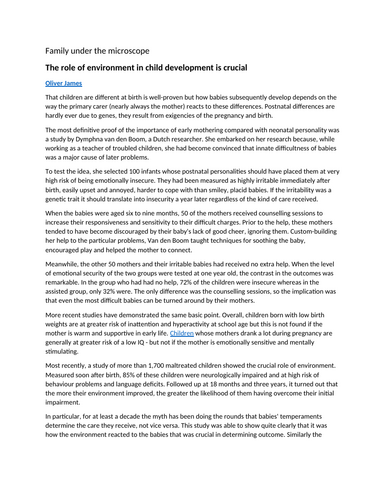 Child Language Acquisition: Scheme of Learning