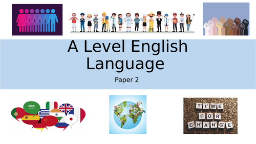 Language and Occupation: A Level English Language