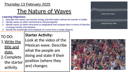 GCSE Physics Introduction to Waves: Complete Lesson