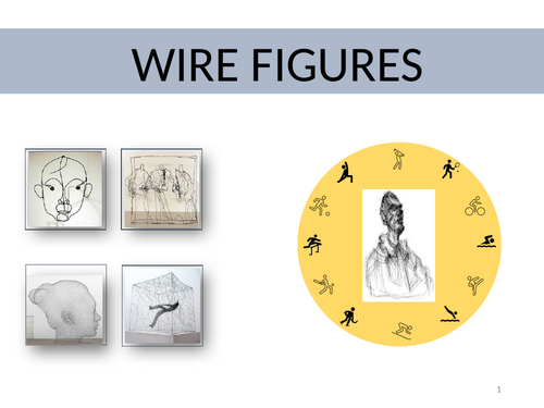 'Wire Figures' KS3 - 7 week Unit of Work, 34 pages, including weekly A6 Mark Slips