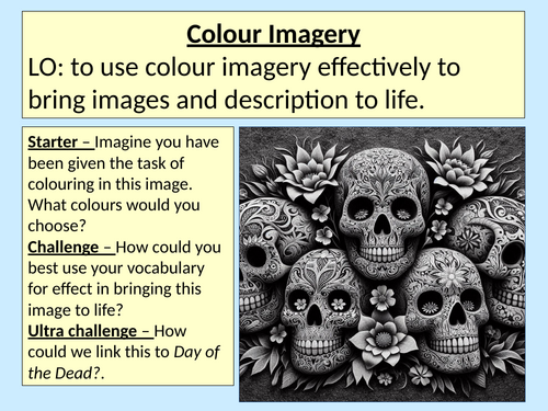 Colour Imagery Literacy Y8