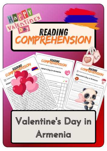 Reading Comprehension - Valentine's Day in Armenia + Solutions