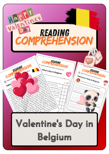 Reading Comprehension - Valentine's Day in Belgium + Solutions