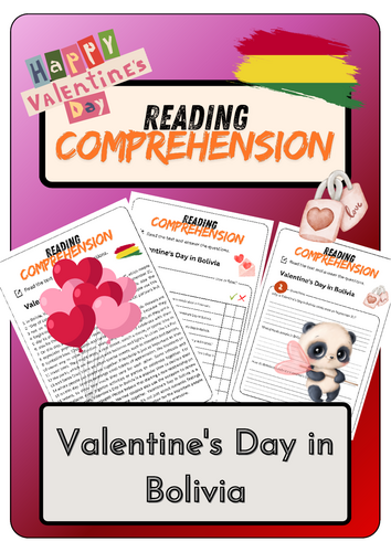 Reading Comprehension - Valentine's Day in Bolivia + Solutions