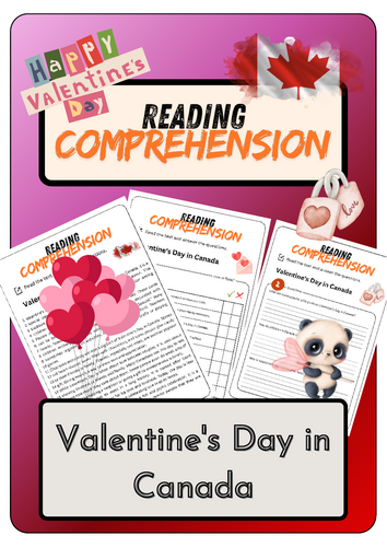 Reading Comprehension - Valentine's Day in Canada + Solutions