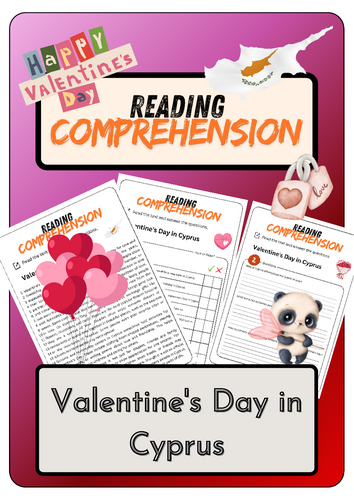 Reading Comprehension - Valentine's Day in Cyprus + Solutions