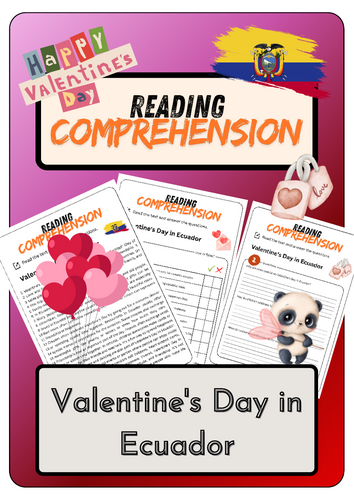 Reading Comprehension - Valentine's Day in Ecuador + Solutions