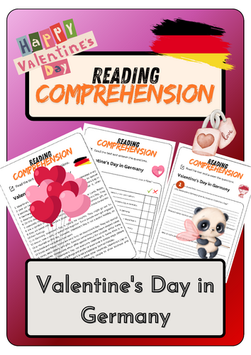 Reading Comprehension - Valentine's Day in Germany + Solutions