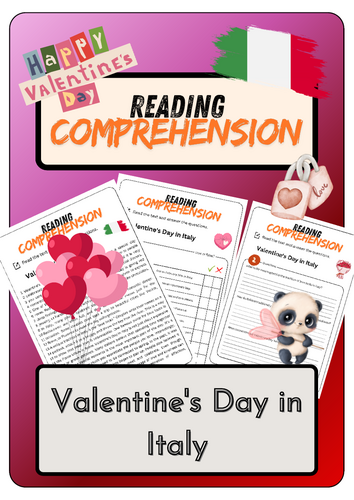 Reading Comprehension - Valentine's Day in Italy + Solutions