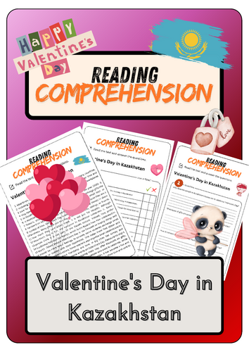 Reading Comprehension - Valentine's Day in Kazakhstan  + Solutions