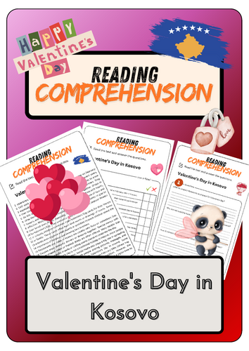 Reading Comprehension - Valentine's Day in Kosovo + Solutions