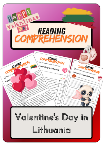 Reading Comprehension - Valentine's Day in Lithuania + Solutions