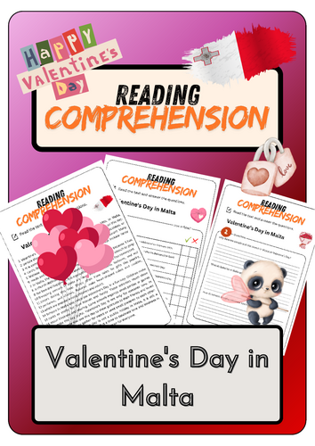 Reading Comprehension - Valentine's Day in Malta + Solutions