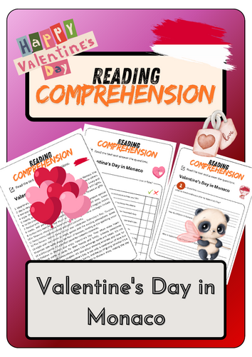 Reading Comprehension - Valentine's Day in Monaco + Solutions